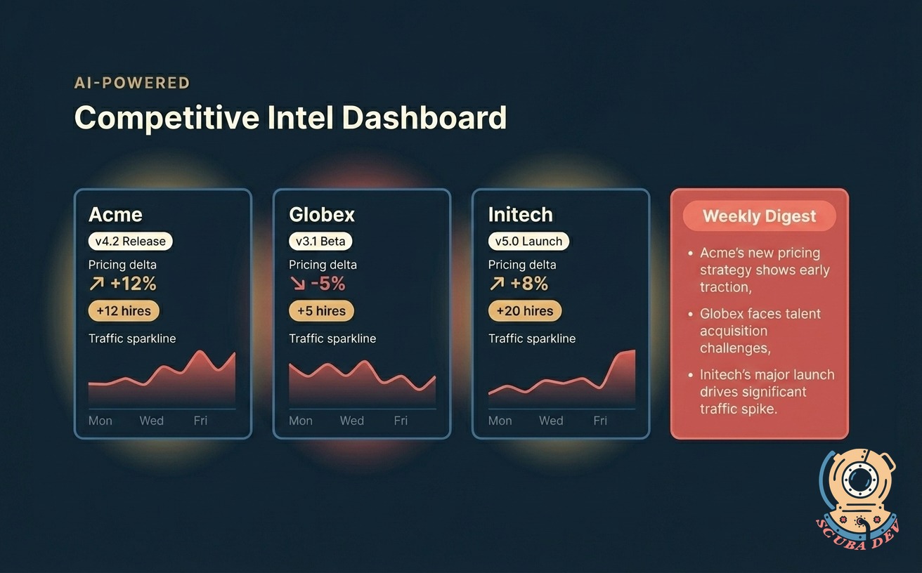 Competitive intel dashboard