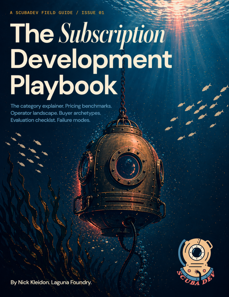 The Subscription Development Playbook