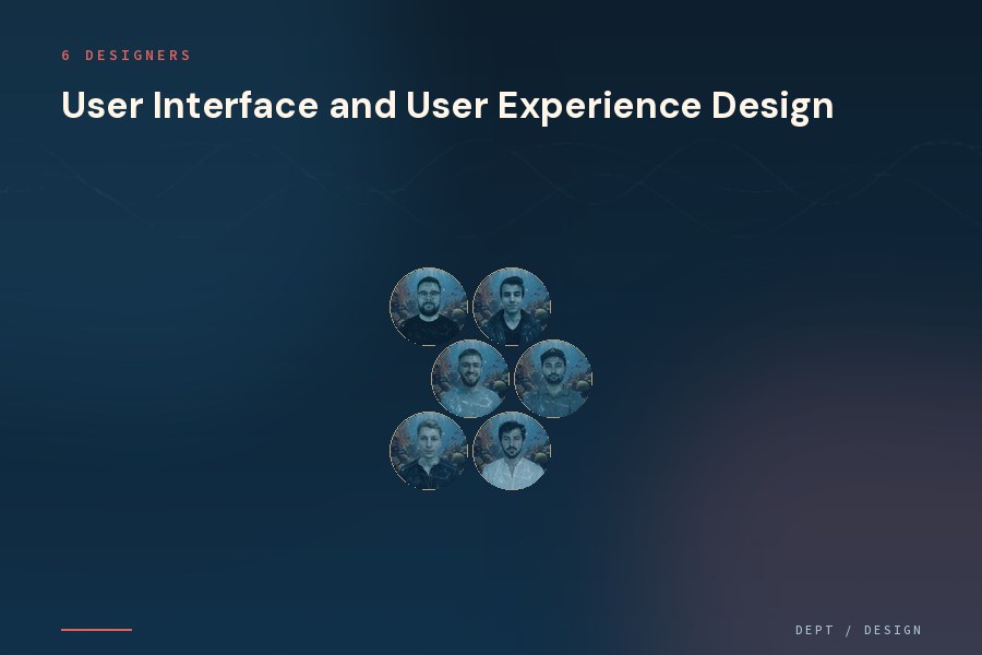 User Interface and User Experience Design (6 people)