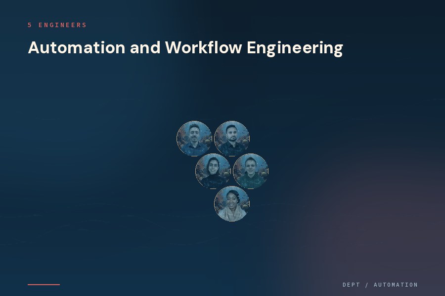 Automation and Workflow Engineering (5 people)